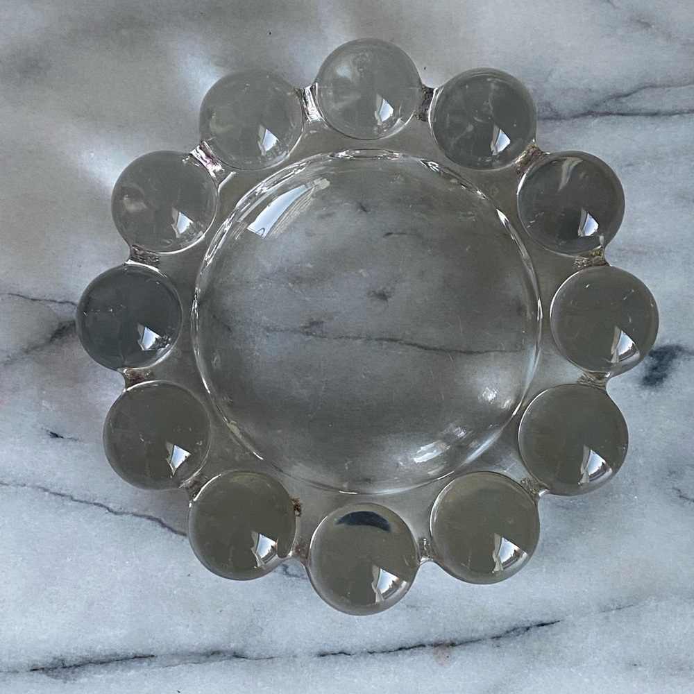 Vintage Clear Glass Boopie